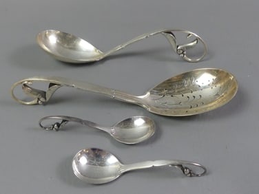 G. JENSEN ORNAMENTAL SERVING PIECES