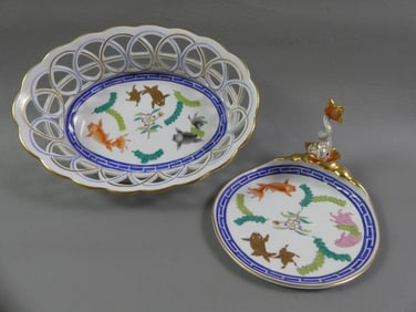 2 HEREND POISSON ITEMS