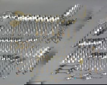 LOT ASSORTED STERLING FLATWARE