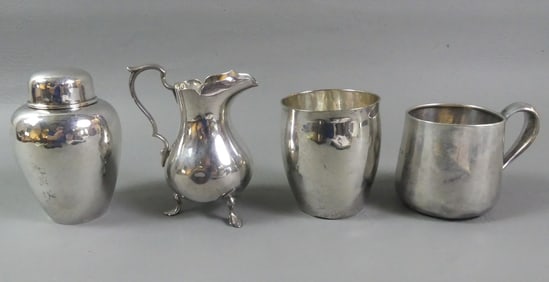 4 STERLING SILVER TABLE ITEMS