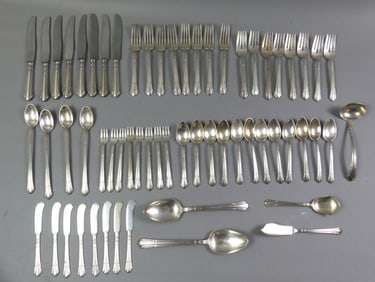 GORHAM SHAMROCK V STERLING FLATWARE SET