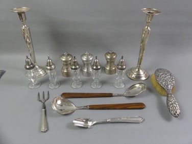 LOT WEIGHTED STERLING SILVER