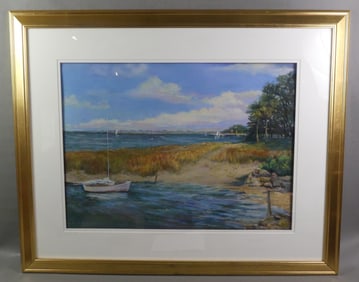 B. FOUNTAIN - PASTEL SHORE PAINTING