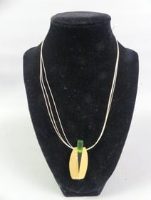18K GOLD PENDANT NECKLACE