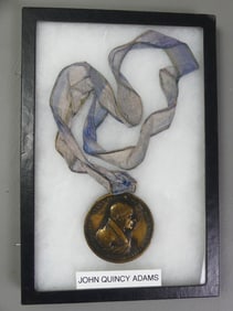 PRESIDENTIAL PEACE MEDAL - JOHN QUINCY ADAMS 1825