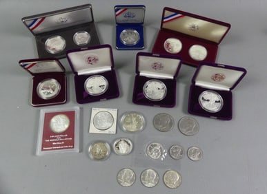 22 AMERICAN SILVER COINS