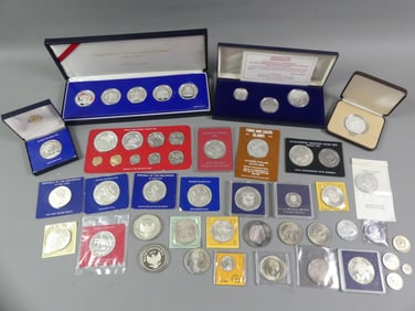 50 SILVER WORLD COINS