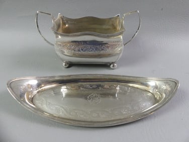2 GEORGIAN STERLING ITEMS - DUBLIN & BATEMEN