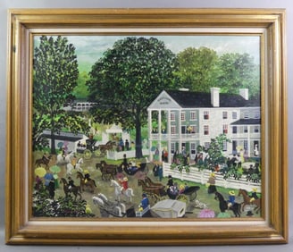 MAXWELL MAYS FOLK ART PAINTING