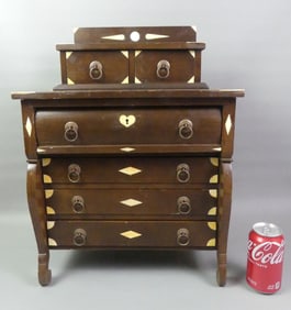 MINI CHEST WITH BONE INLAY