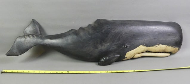 W. LICHTENSTEIGER WHALE PLAQUE