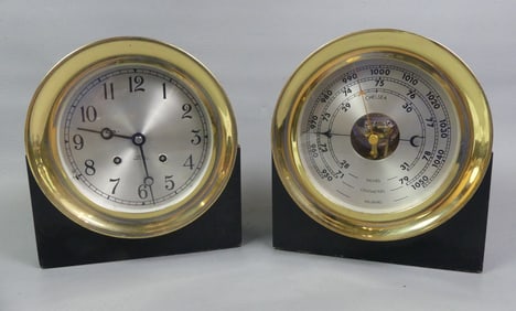 CHELSEA SHIP CLOCK & BAROMETER