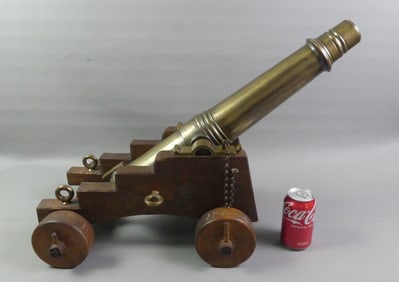 ANTIQUE BRONZE NAVAL CANNON