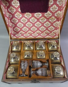 ANTIQUE SHIP'S DRINKS BOX