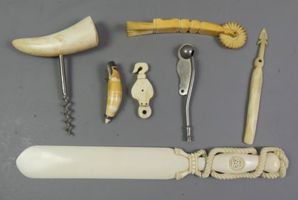WHALE BONE NAUTICAL LOT
