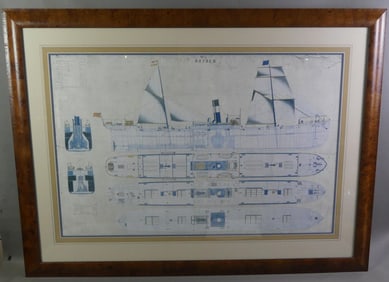 SHIP SCHEMATIC PRINT - DRYDEN