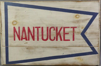 WOOD SIGN - NANTUCKET