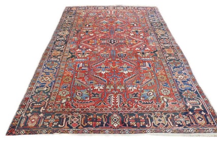 OLD HERIZ ROOM SIZE RUG 7 x 11 FT
