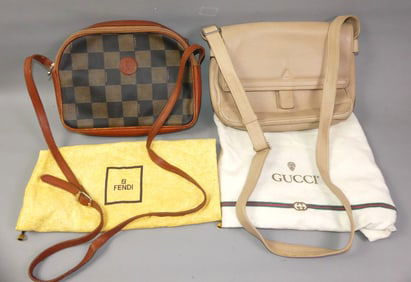 2 WOMEN'S BAGS - GUCCI & FENDI