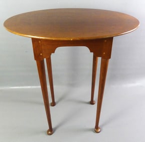 E. WHEELER QUEEN ANNE TAVERN TABLE