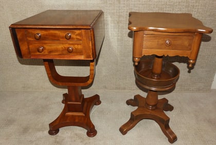 2 EMPIRE SEWING STANDS