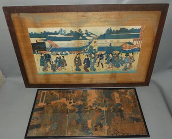 2 JAPANESE WOODBLOCK PRINTS