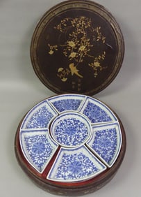 CHINESE CONDIMENT SET IN CASE