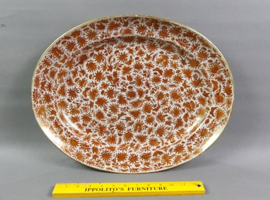 ANTIQUE CHINESE PLATTER - SACRED BIRD