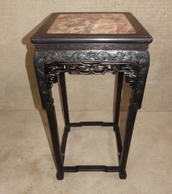 ANTIQUE CHINESE HARDWOOD STAND