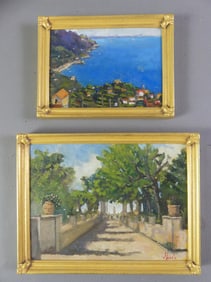 2 ITALIAN PAINTINGS SGD. ABBATE