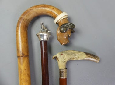 3 DOG RELATED CANES