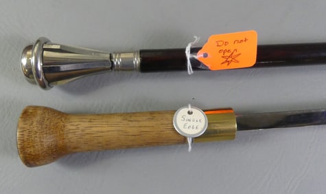 2 OLD WEAPON CANES