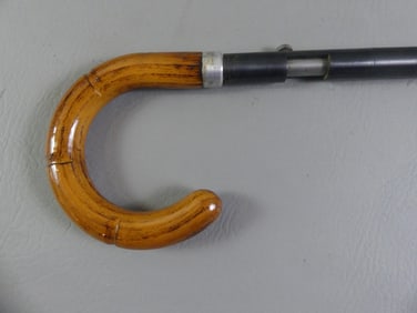 SHEPHERD HOOK GUN CANE