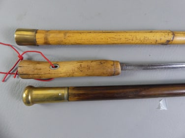 2 OLD DAGGER CANES