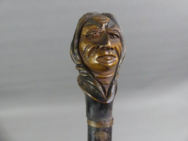1915 DARTMOUTH COLLEGE CARVED CANE