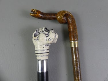 2 CANES: BULLDOG & SNAKE