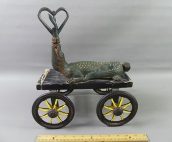 ANTIQUE ALLIGATOR LAWN SPRINKLER