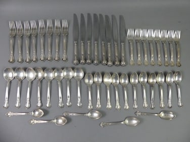 GORHAM CHANTILLY STERLING FLATWARE SET