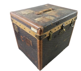 MALLES GOYARD ANTIQUE TRUNK