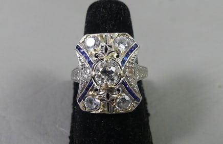 PLATINUM & DIAMOND RING
