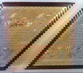 1853 ENGLISH SAMPLER - SCAIFE