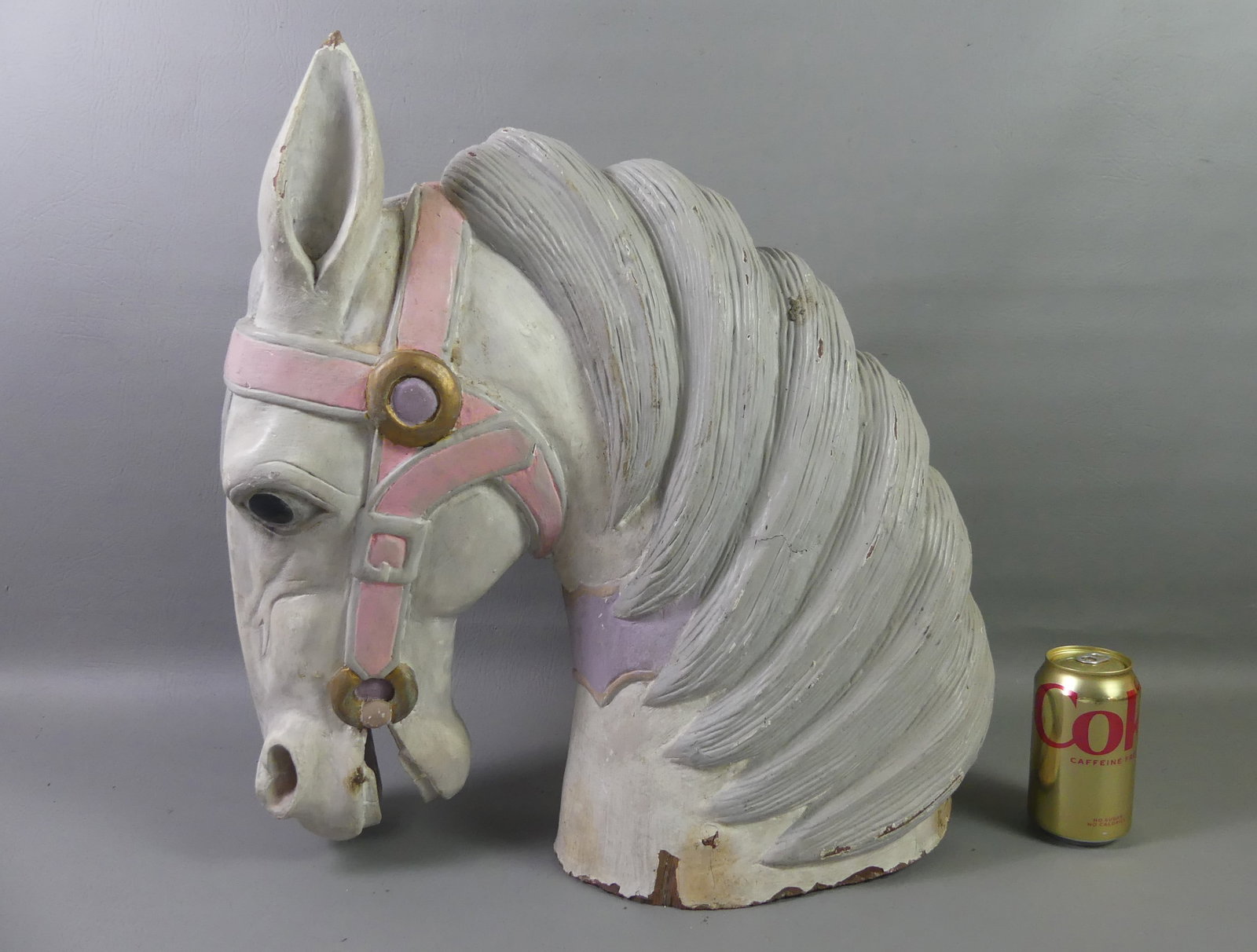 ANTIQUE CAROUSEL HORSE HEAD (1 of 3)