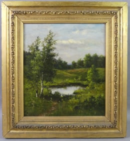 A.T. BRICHER PAINTING - LANDSCAPE