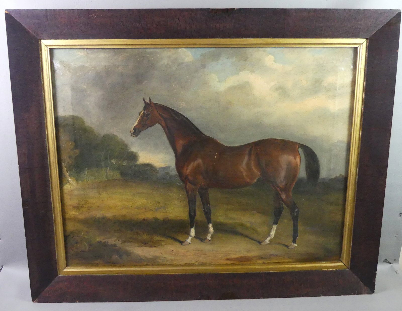 JOHN E. FERNELEY SR. HORSE PAINTING (1 of 5)