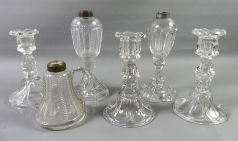 6 PCS SANDWICH GLASS LIGHTING