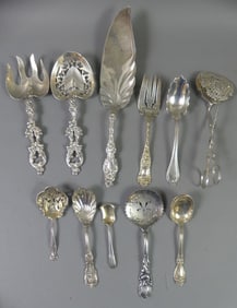 LOT OF STERLING SERVING PIECES