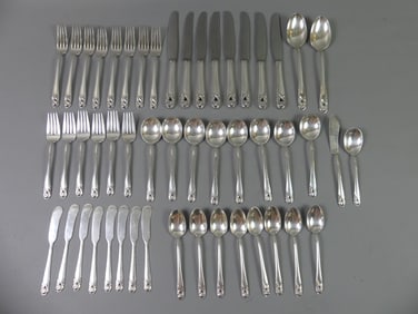 INTERNATIONAL SPRING GLORY STERLING FLATWARE SET