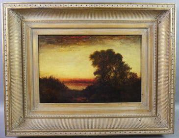 G.W. WHITAKER PAINTING - LUMINIST LANDSCAPE
