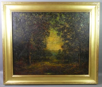 H.M. KITCHELL LUMINIST PAINTING