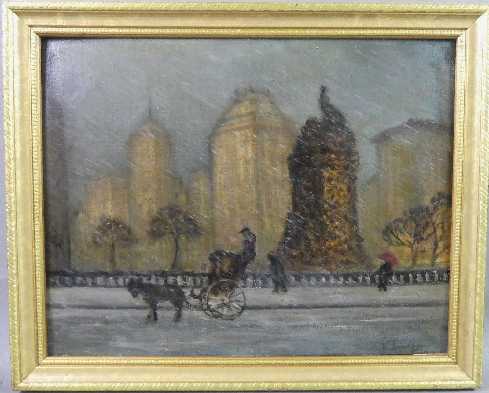V. LAZAREV PAINTING - CENTRAL PARK (1 of 4)